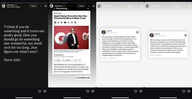 20年蘋果老將被Meta挖走,曾負責一代神機iPhone X設計,小扎專門給他成立工作室